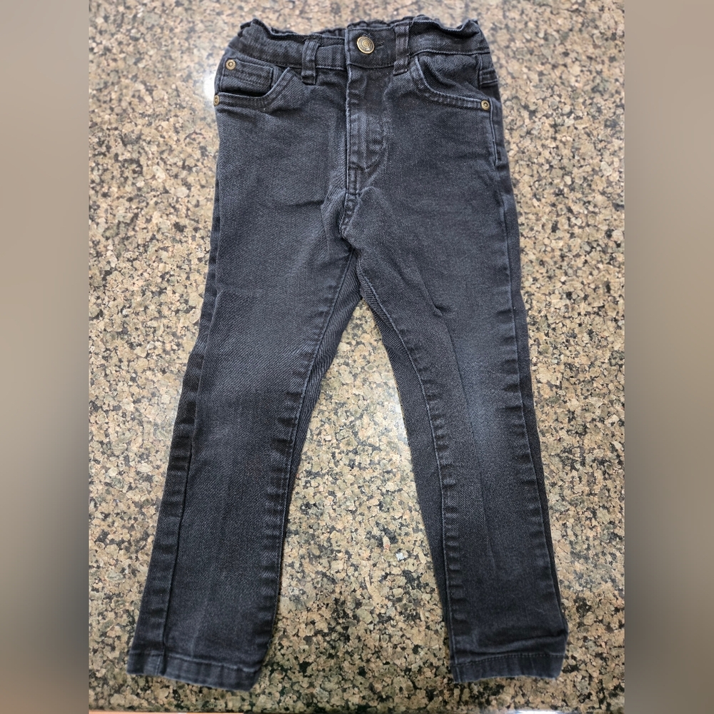 Stylish Kids Black Jeans Size 4-5